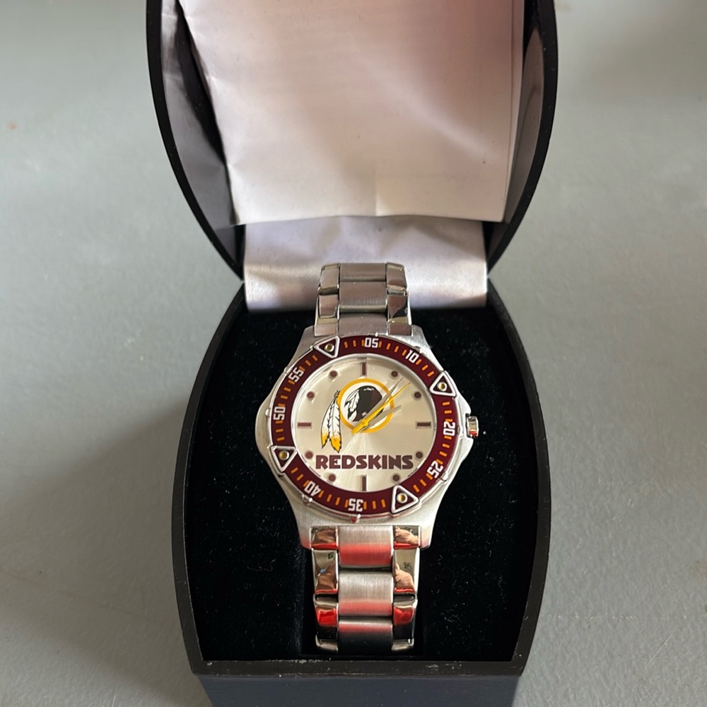 Men’s Stainless Steel Redskins Watch